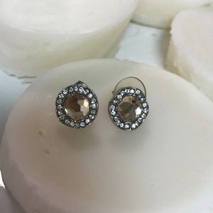 Unmarked Banana Republic Champagne earrings